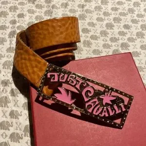 NWT Roberto Cavalli Layered Leather Western Chic Corset Belt Roberto Cavalli | Accessories | New Roberto Cavalli Just  main image 3